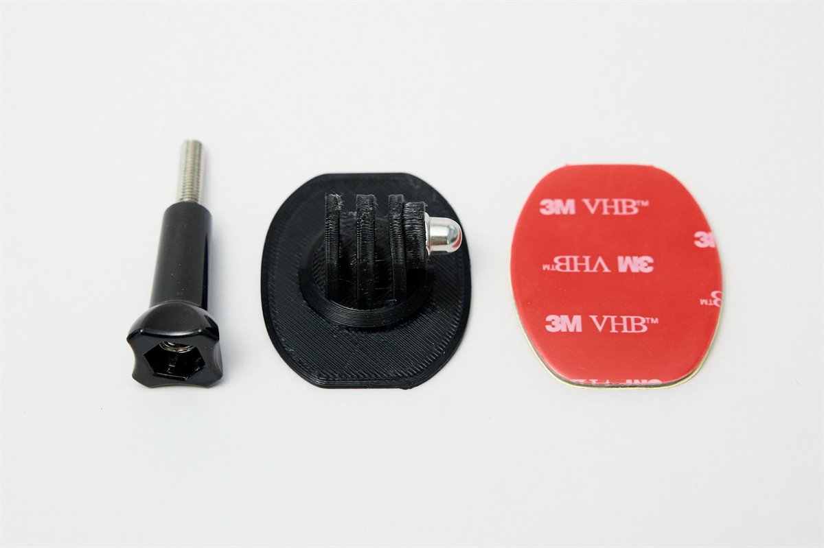 kit da 3 Supporti Flessibili per Action Cam