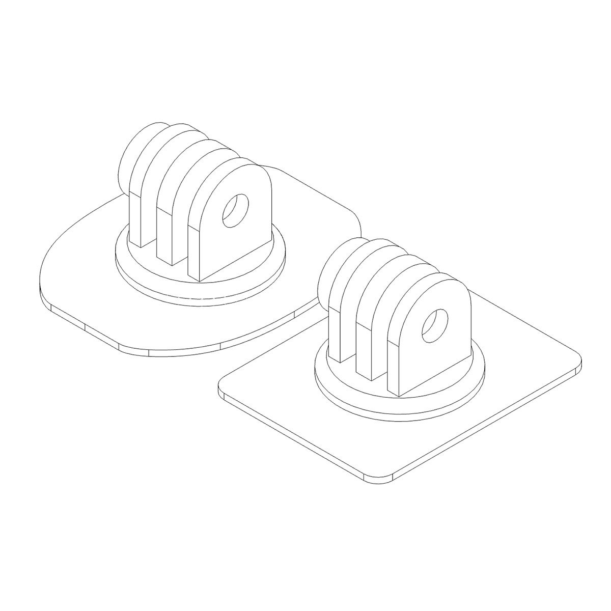 Supporto Flessibile per Action Cam | Superfici Curve